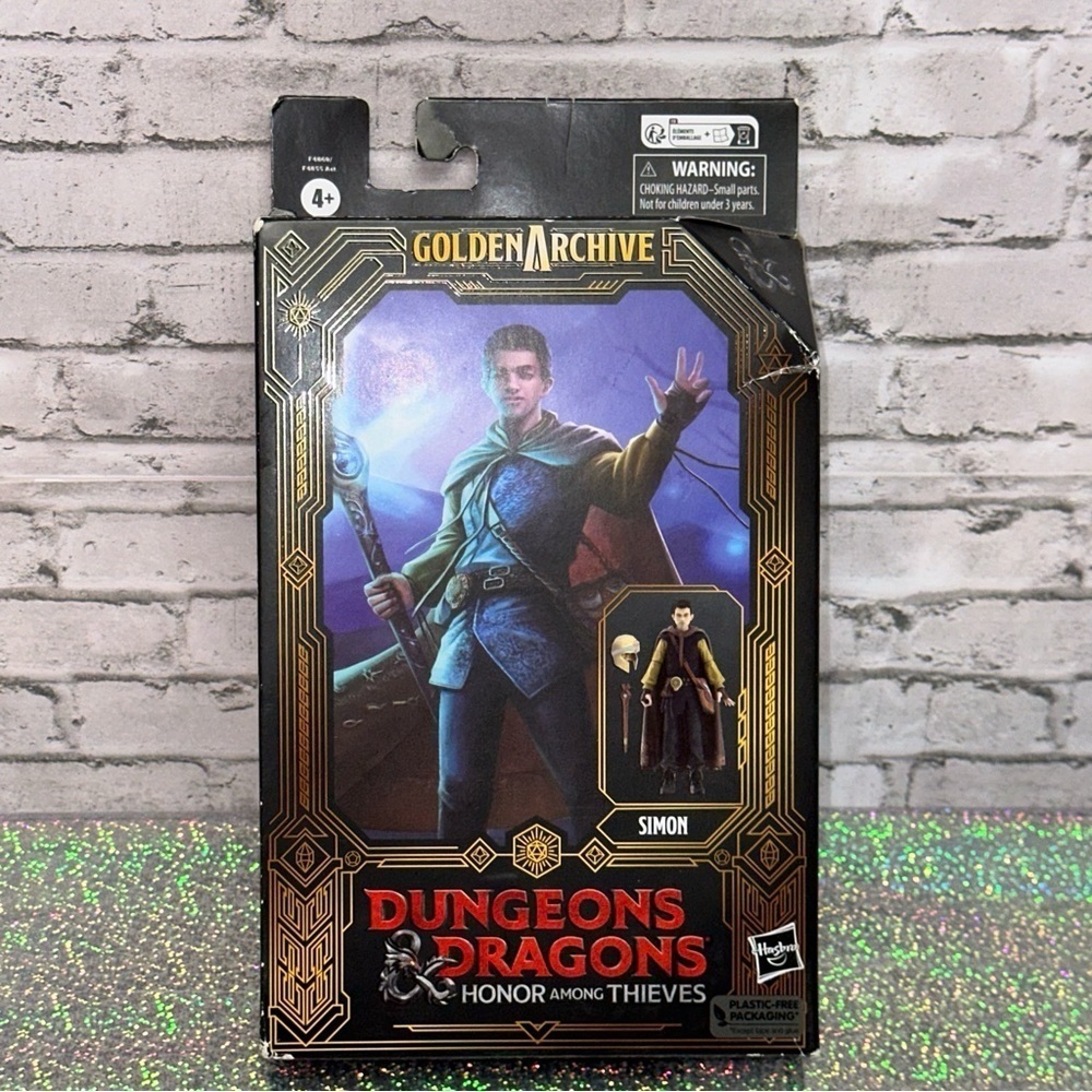 Dungeons & Dragons Honor Among Thieves Golden Archive Simon 6" Figure New